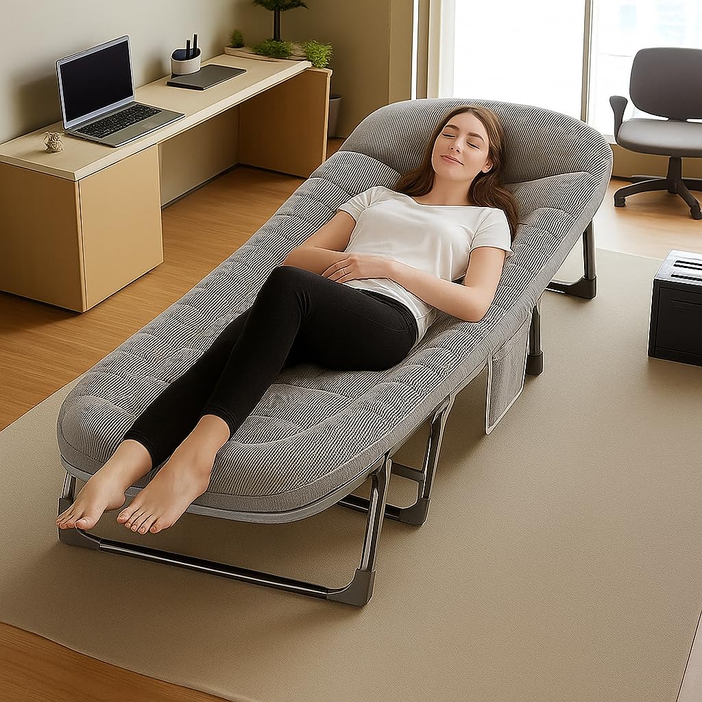 Amazon.co.jp: シングル折りたたみベッド 軽量簡易ベッド コンパクト